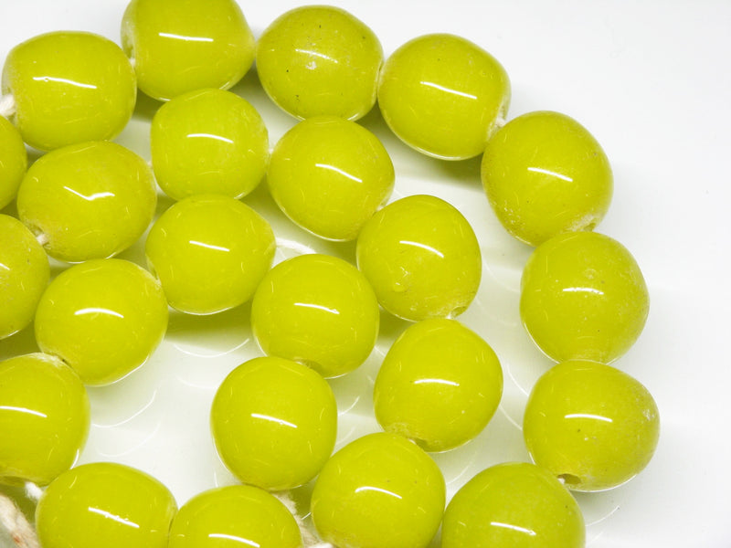 TOKO-BEADS AG063-31N Glass bead (strand) 14mm AG063-31N 単色丸玉大（連） 14mm Asian bead & African bead  Handmade,Lampeork,bead,asia,india,ethnic,parts,accessory,beads とんぼ玉,ビーズ,トンボ玉,アジア,インド,エスニック,手作り,パーツ,アクセサリー