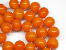 TOKO-BEADS AG063-33N Glass bead (strand) 14mm AG063-33N 単色丸玉大（連） 14mm Asian bead & African bead  Handmade,Lampeork,bead,asia,india,ethnic,parts,accessory,beads とんぼ玉,ビーズ,トンボ玉,アジア,インド,エスニック,手作り,パーツ,アクセサリー