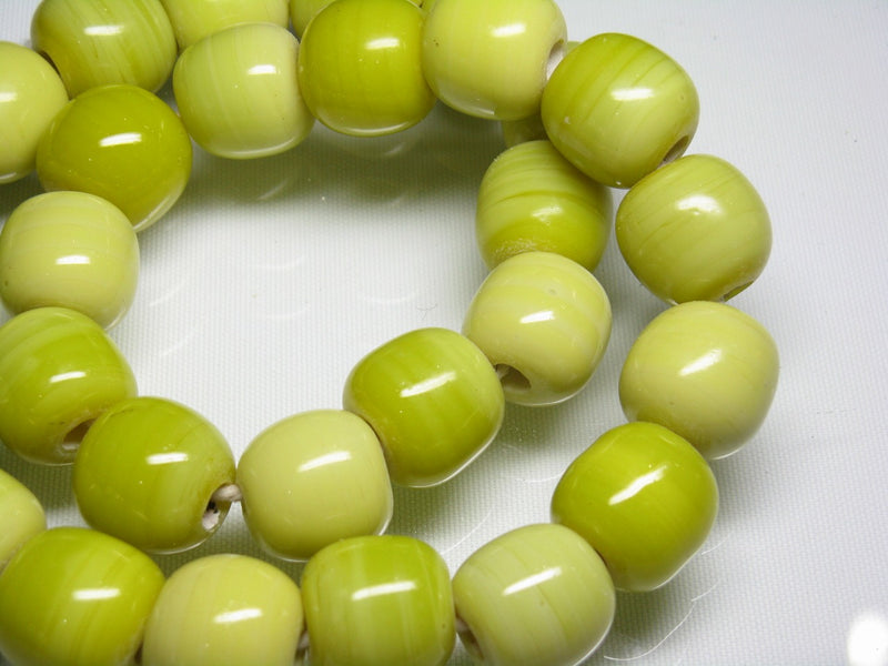 | TOKO-BEADS |AG063N-50 単色丸玉大（連） 16~17mmとんぼ玉,ビーズ,トンボ玉,アジア,インド,エスニック,手作り,パーツ,アクセサリー