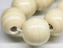 TOKO-BEADS AG063-51N Glass bead(Strand) 16~17mm AG063-51N 単色丸玉大（連） 16~17mm Asian bead & African bead  Handmade,Lampeork,bead,asia,india,ethnic,parts,accessory,beads とんぼ玉,ビーズ,トンボ玉,アジア,インド,エスニック,手作り,パーツ,アクセサリー