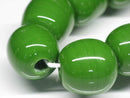 TOKO-BEADS AG063-53N Glass bead(Strand) 16~17mm AG063-53N 単色丸玉大（連） 16~17mm Asian bead & African bead  Handmade,Lampeork,bead,asia,india,ethnic,parts,accessory,beads とんぼ玉,ビーズ,トンボ玉,アジア,インド,エスニック,手作り,パーツ,アクセサリー