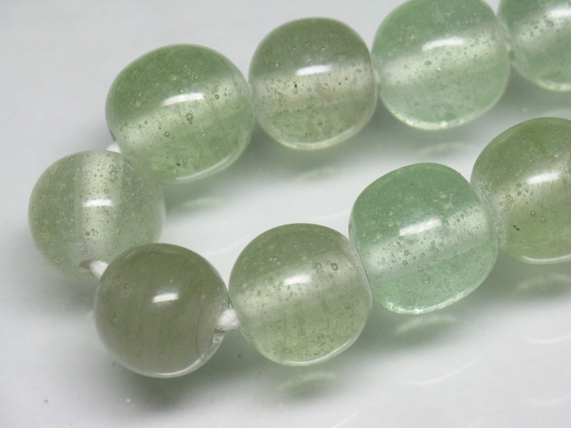 | TOKO-BEADS |AG063N-55 単色丸玉大（連のみ） 12~13.5mmとんぼ玉,ビーズ,トンボ玉,アジア,インド,エスニック,手作り,パーツ,アクセサリー