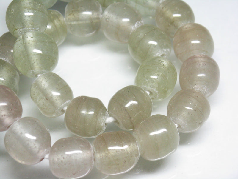 | TOKO-BEADS |AG063N-58 単色丸玉大（連のみ） 14~15mmとんぼ玉,ビーズ,トンボ玉,アジア,インド,エスニック,手作り,パーツ,アクセサリー