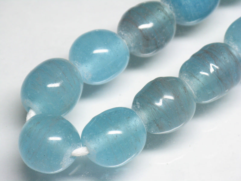 | TOKO-BEADS |AG063N-60 単色丸玉大（連のみ） 13~14mmとんぼ玉,ビーズ,トンボ玉,アジア,インド,エスニック,手作り,パーツ,アクセサリー