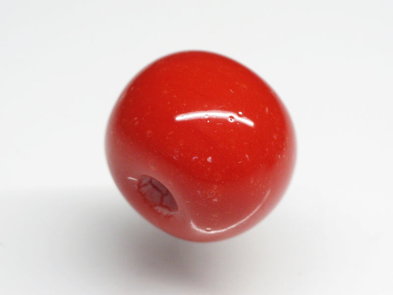 TOKO-BEADS AG063-34S Glass bead 14mm AG063-34S 単色丸玉大 14mm Asian bead & African bead  Handmade,Lampeork,bead,asia,india,ethnic,parts,accessory,beads とんぼ玉,ビーズ,トンボ玉,アジア,インド,エスニック,手作り,パーツ,アクセサリー