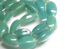 TOKO-BEADS AG065-10N Vintage colored Glass bead (Strand) 14~16mm AG065-10N ぎんなん型ガラスビーズ・ビンテージ（連） 14~16mm Asian bead & African bead  Handmade,Lampeork,bead,asia,india,ethnic,parts,accessory,beads とんぼ玉,ビーズ,トンボ玉,アジア,インド,エスニック,手作り,パーツ,アクセサリー