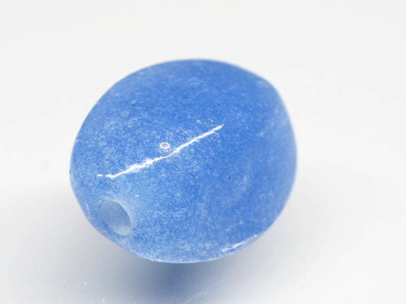 TOKO-BEADS AG065-02S Vintage colored Glass bead (Strand) 14~15mm AG065-02S ぎんなん型ガラスビーズ・ビンテージ 14~15mm Asian bead & African bead  Handmade,Lampeork,bead,asia,india,ethnic,parts,accessory,beads とんぼ玉,ビーズ,トンボ玉,アジア,インド,エスニック,手作り,パーツ,アクセサリー