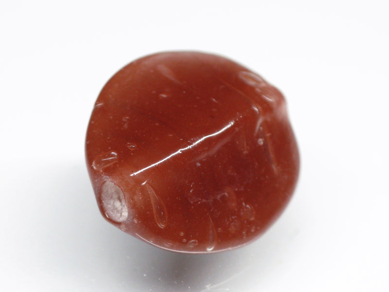 TOKO-BEADS AG065S-04 Vintage colored Glass bead (Strand) 17~18mm AG065S-04 ぎんなん型ガラスビーズ・ビンテージ 17~18mm Asian bead & African bead  Handmade,Lampeork,bead,asia,india,ethnic,parts,accessory,beads とんぼ玉,ビーズ,トンボ玉,アジア,インド,エスニック,手作り,パーツ,アクセサリー