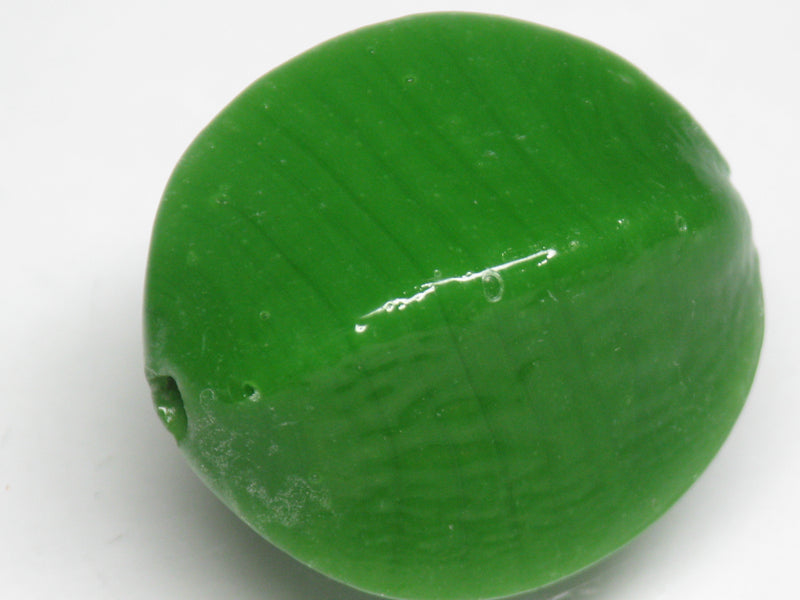 TOKO-BEADS AG065S-16 Vintage colored Glass bead (Strand) 23~25.5mm AG065S-16 ぎんなん型ガラスビーズ・ビンテージ 23~25.5mm Asian bead & African bead  Handmade,Lampeork,bead,asia,india,ethnic,parts,accessory,beads とんぼ玉,ビーズ,トンボ玉,アジア,インド,エスニック,手作り,パーツ,アクセサリー