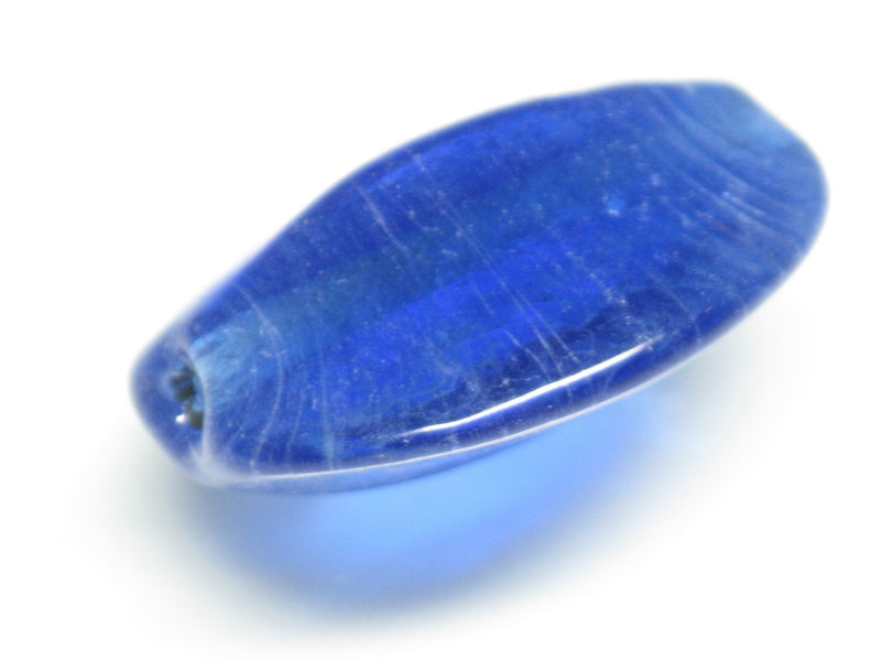 TOKO-BEADS AG065-18S Vintage colored Glass bead (Strand) 23~25.5mm AG065-18S ぎんなん型ガラスビーズ・ビンテージ 23~25.5mm Asian bead & African bead  Handmade,Lampeork,bead,asia,india,ethnic,parts,accessory,beads とんぼ玉,ビーズ,トンボ玉,アジア,インド,エスニック,手作り,パーツ,アクセサリー