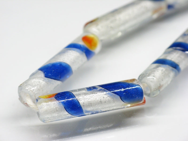 TOKO-BEADS AG066-10N Glass bead (Strand) 7mm AG066-10N とんぼ玉（連） 7mm Asian bead & African bead  Handmade,Lampeork,bead,asia,india,ethnic,parts,accessory,beads とんぼ玉,ビーズ,トンボ玉,アジア,インド,エスニック,手作り,パーツ,アクセサリー