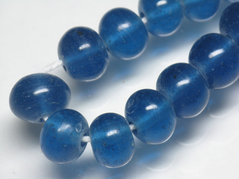 | TOKO-BEADS |AG067N-05 ガラスビーズ（連） 11.5~12.5mmとんぼ玉,ビーズ,トンボ玉,アジア,インド,エスニック,手作り,パーツ,アクセサリー