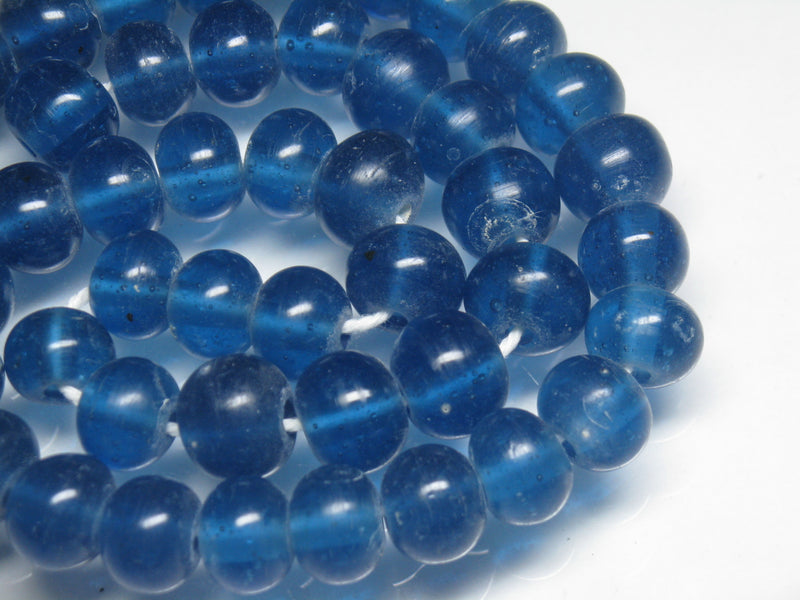 | TOKO-BEADS |AG067N-05 ガラスビーズ（連） 11.5~12.5mmとんぼ玉,ビーズ,トンボ玉,アジア,インド,エスニック,手作り,パーツ,アクセサリー