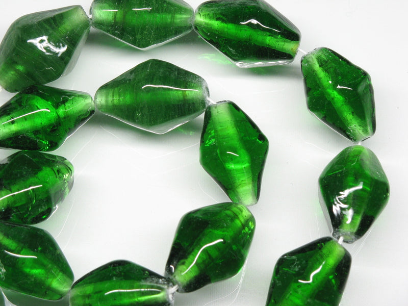 TOKO-BEADS AG067N-54 Glass bead (strand) 14~15mm AG067N-54 大型ひし形とんぼ玉（連） 14~15mm Asian bead & African bead  Handmade,Lampeork,bead,asia,india,ethnic,parts,accessory,beads とんぼ玉,ビーズ,トンボ玉,アジア,インド,エスニック,手作り,パーツ,アクセサリー