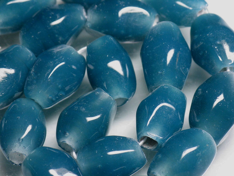 TOKO-BEADS AG067N-55 Glass bead (strand) 15mm AG067N-55 大型ひし形とんぼ玉（連） 15mm Asian bead & African bead  Handmade,Lampeork,bead,asia,india,ethnic,parts,accessory,beads とんぼ玉,ビーズ,トンボ玉,アジア,インド,エスニック,手作り,パーツ,アクセサリー