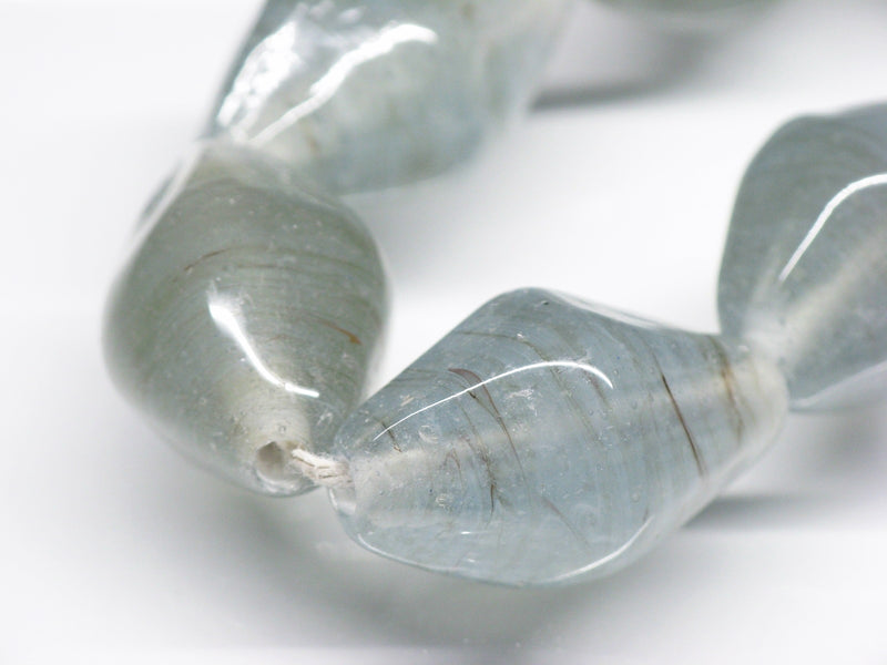 TOKO-BEADS AG067N-60 Glass bead (strand) 15~16mm AG067N-60 大型ひし形とんぼ玉（連） 15~16mm Asian bead & African bead  Handmade,Lampeork,bead,asia,india,ethnic,parts,accessory,beads とんぼ玉,ビーズ,トンボ玉,アジア,インド,エスニック,手作り,パーツ,アクセサリー