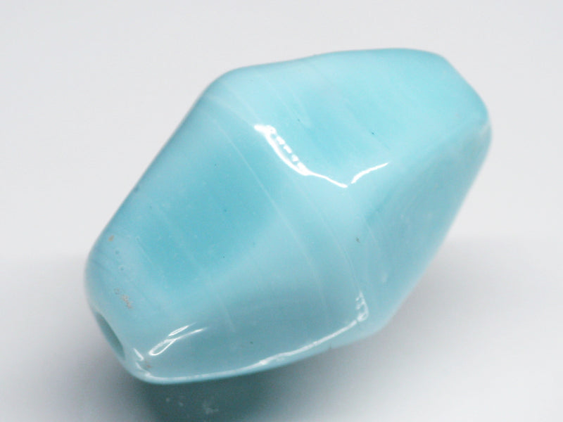 TOKO-BEADS AG067S-56 Glass bead 17mm AG067S-56 大型ひし形とんぼ玉 17mm Asian bead & African bead  Handmade,Lampeork,bead,asia,india,ethnic,parts,accessory,beads とんぼ玉,ビーズ,トンボ玉,アジア,インド,エスニック,手作り,パーツ,アクセサリー