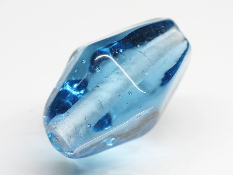 TOKO-BEADS AG067S-59 Glass bead 14mm AG067S-59 大型ひし形とんぼ玉 14mm Asian bead & African bead  Handmade,Lampeork,bead,asia,india,ethnic,parts,accessory,beads とんぼ玉,ビーズ,トンボ玉,アジア,インド,エスニック,手作り,パーツ,アクセサリー
