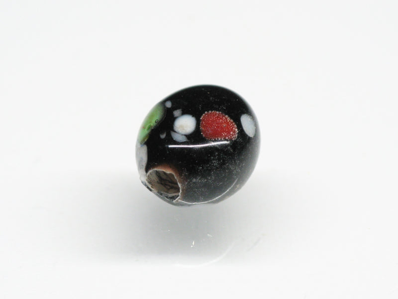 TOKO-BEADS AG068-04S Glass bead 7.5mm AG068-04S 丸型絵柄フラットビーズ 7.5mm Asian bead & African bead  Handmade,Lampeork,bead,asia,india,ethnic,parts,accessory,beads とんぼ玉,ビーズ,トンボ玉,アジア,インド,エスニック,手作り,パーツ,アクセサリー