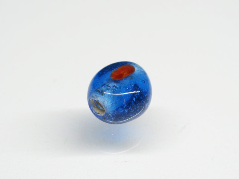 TOKO-BEADS AG068-06S Glass bead 9mm AG068-06S 丸型絵柄フラットビーズ 9mm Asian bead & African bead  Handmade,Lampeork,bead,asia,india,ethnic,parts,accessory,beads とんぼ玉,ビーズ,トンボ玉,アジア,インド,エスニック,手作り,パーツ,アクセサリー