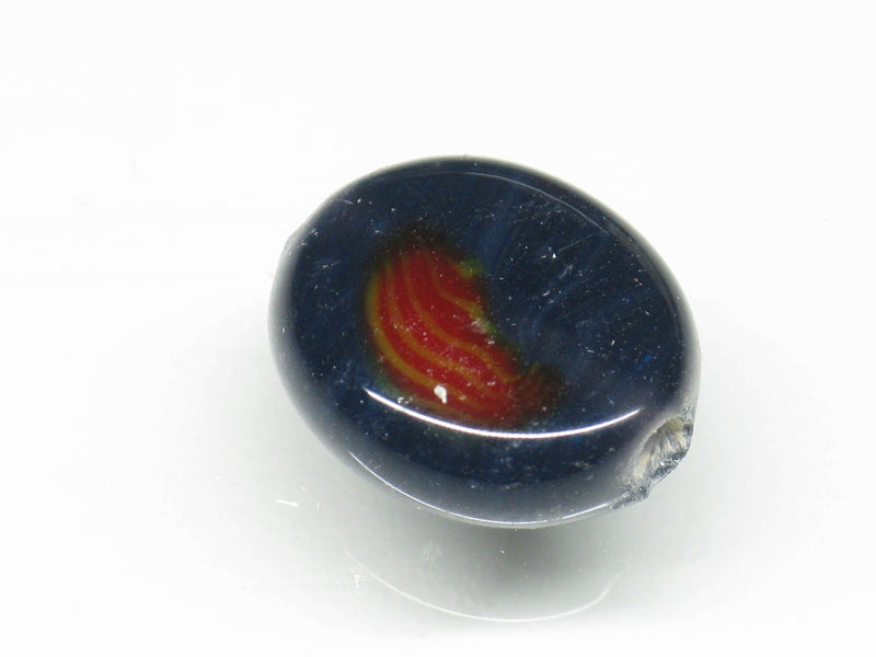 TOKO-BEADS AG068-09S Glass bead 8mm AG068-09S 丸型絵柄フラットビーズ 8mm Asian bead & African bead  Handmade,Lampeork,bead,asia,india,ethnic,parts,accessory,beads とんぼ玉,ビーズ,トンボ玉,アジア,インド,エスニック,手作り,パーツ,アクセサリー