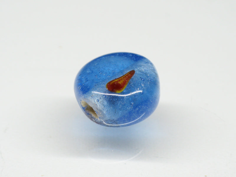 TOKO-BEADS AG068-11S Glass bead 10mm AG068-11S 丸型絵柄フラットビーズ 10mm Asian bead & African bead  Handmade,Lampeork,bead,asia,india,ethnic,parts,accessory,beads とんぼ玉,ビーズ,トンボ玉,アジア,インド,エスニック,手作り,パーツ,アクセサリー