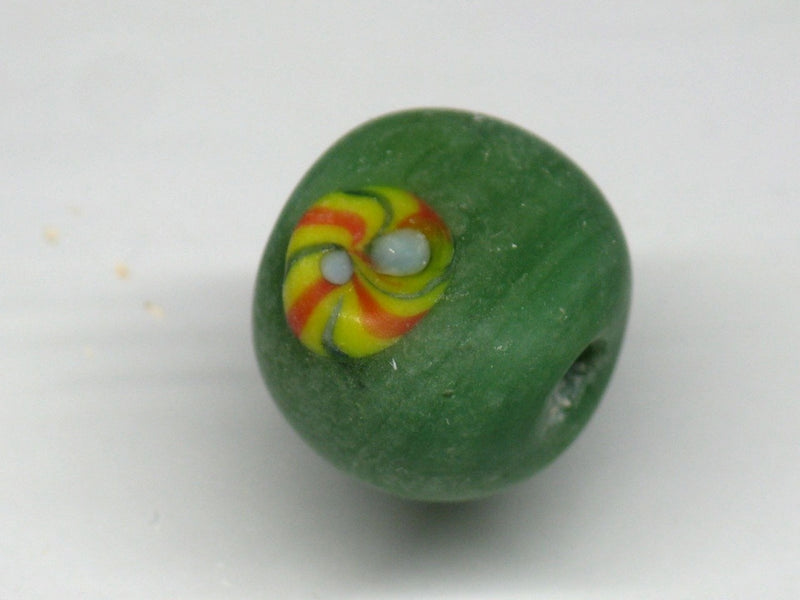 TOKO-BEADS AG068-14S Glass bead 12~13mm AG068-14S 丸型絵柄フラットビーズ 12~13mm Asian bead & African bead  Handmade,Lampeork,bead,asia,india,ethnic,parts,accessory,beads とんぼ玉,ビーズ,トンボ玉,アジア,インド,エスニック,手作り,パーツ,アクセサリー