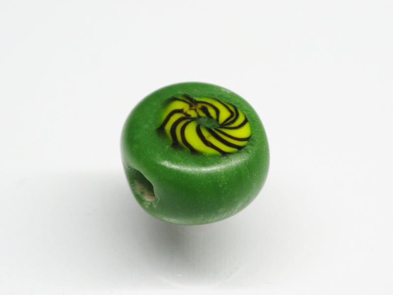 TOKO-BEADS AG068-15S Glass bead 10~12mm AG068-15S 丸型絵柄フラットビーズ 10~12mm Asian bead & African bead  Handmade,Lampeork,bead,asia,india,ethnic,parts,accessory,beads とんぼ玉,ビーズ,トンボ玉,アジア,インド,エスニック,手作り,パーツ,アクセサリー