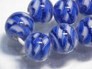 TOKO-BEADS AG069-02N Glass bead (strand) 12mm AG069-02N モザイクとんぼ玉（連） 12mm Asian bead & African bead  Handmade,Lampeork,bead,asia,india,ethnic,parts,accessory,beads とんぼ玉,ビーズ,トンボ玉,アジア,インド,エスニック,手作り,パーツ,アクセサリー
