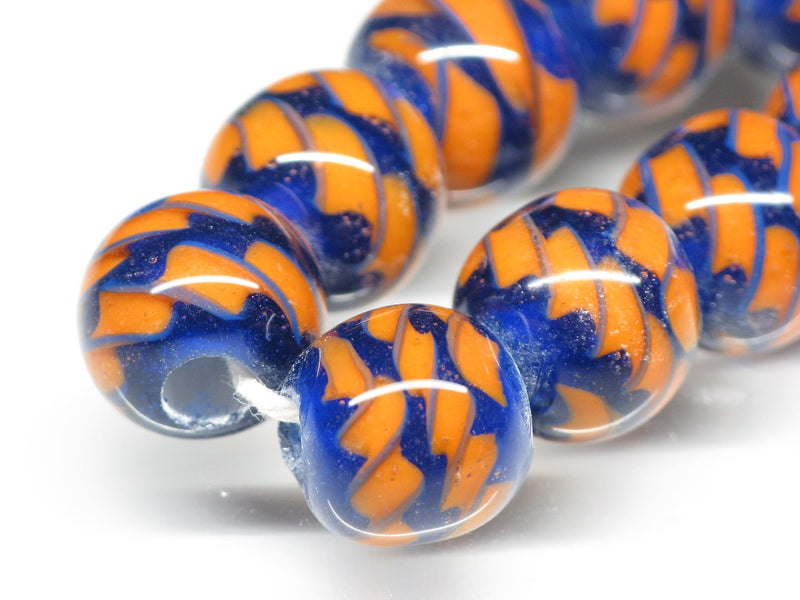 TOKO-BEADS AG069-06N Glass bead (strand) 12mm AG069-06N モザイクとんぼ玉（連） 12mm Asian bead & African bead  Handmade,Lampeork,bead,asia,india,ethnic,parts,accessory,beads とんぼ玉,ビーズ,トンボ玉,アジア,インド,エスニック,手作り,パーツ,アクセサリー