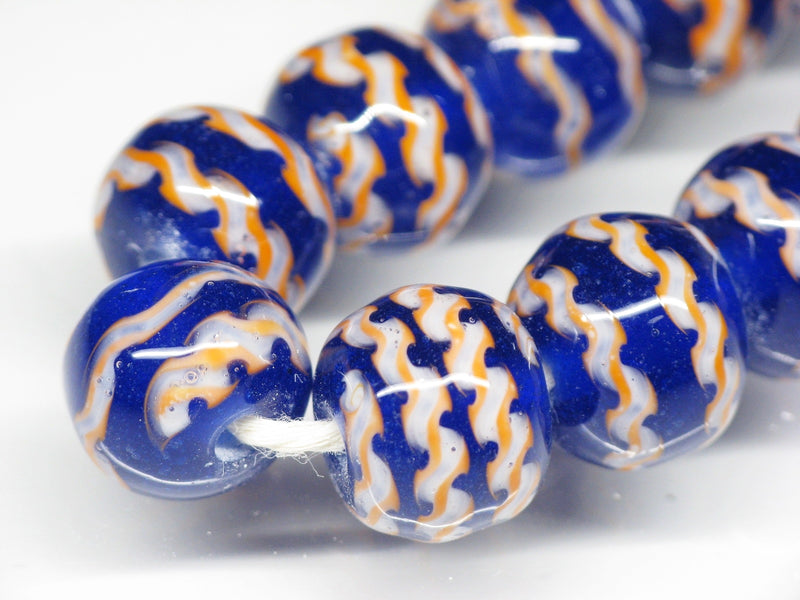 TOKO-BEADS AG069-21N Glass bead (strand) 11~12mm AG069-21N モザイクとんぼ玉（連約40個） 11~12mm Asian bead & African bead  Handmade,Lampeork,bead,asia,india,ethnic,parts,accessory,beads とんぼ玉,ビーズ,トンボ玉,アジア,インド,エスニック,手作り,パーツ,アクセサリー