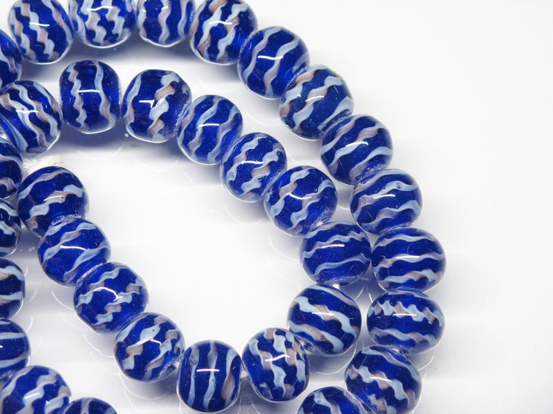 TOKO-BEADS AG069-22N Glass bead (strand) 11~12mm AG069-22N モザイクとんぼ玉（連約40個） 11~12mm Asian bead & African bead  Handmade,Lampeork,bead,asia,india,ethnic,parts,accessory,beads とんぼ玉,ビーズ,トンボ玉,アジア,インド,エスニック,手作り,パーツ,アクセサリー