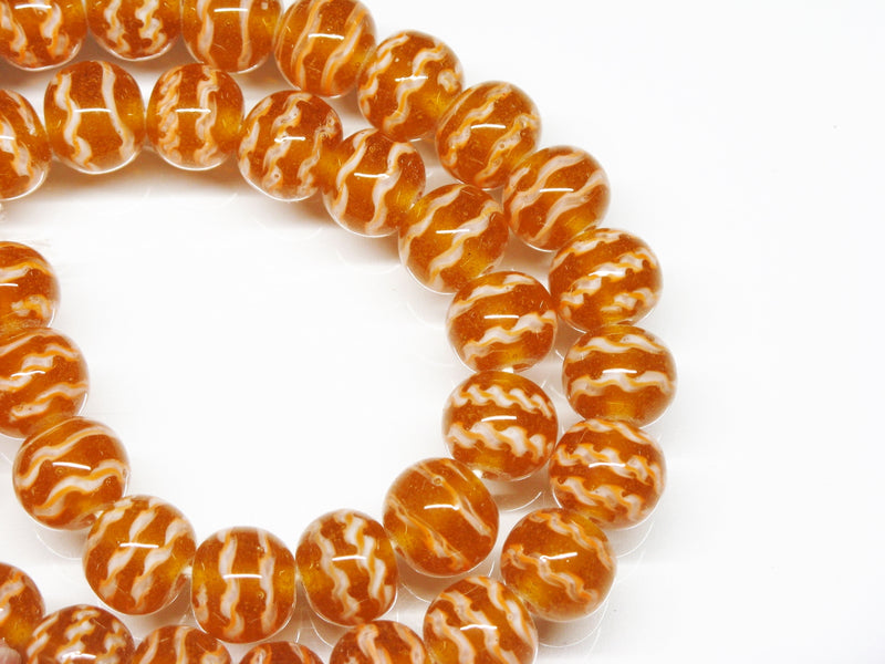 TOKO-BEADS AG069-23N Glass bead (strand) 10.5~11.5mm AG069-23N モザイクとんぼ玉（連約40個） 10.5~11.5mm Asian bead & African bead  Handmade,Lampeork,bead,asia,india,ethnic,parts,accessory,beads とんぼ玉,ビーズ,トンボ玉,アジア,インド,エスニック,手作り,パーツ,アクセサリー
