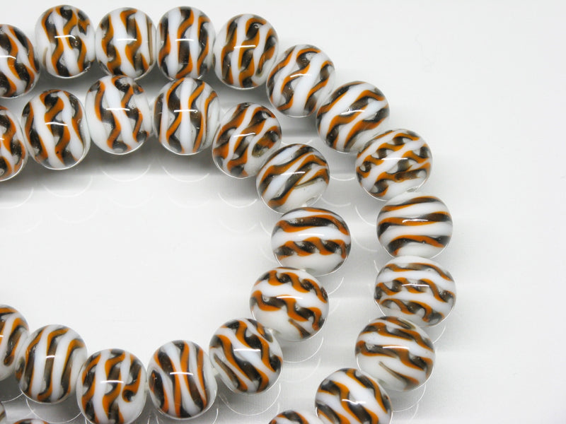 TOKO-BEADS AG069-25N Glass bead (strand) 11~12mm AG069-25N モザイクとんぼ玉（連約40個） 11~12mm Asian bead & African bead  Handmade,Lampeork,bead,asia,india,ethnic,parts,accessory,beads とんぼ玉,ビーズ,トンボ玉,アジア,インド,エスニック,手作り,パーツ,アクセサリー