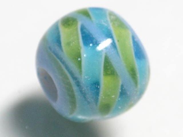 TOKO-BEADS AG069-01S Glass bead 12mm AG069-01S モザイクとんぼ玉 12mm Asian bead & African bead  Handmade,Lampeork,bead,asia,india,ethnic,parts,accessory,beads とんぼ玉,ビーズ,トンボ玉,アジア,インド,エスニック,手作り,パーツ,アクセサリー