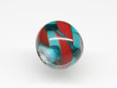 TOKO-BEADS AG069-03S Glass bead 12mm AG069-03S モザイクとんぼ玉 12mm Asian bead & African bead  Handmade,Lampeork,bead,asia,india,ethnic,parts,accessory,beads とんぼ玉,ビーズ,トンボ玉,アジア,インド,エスニック,手作り,パーツ,アクセサリー