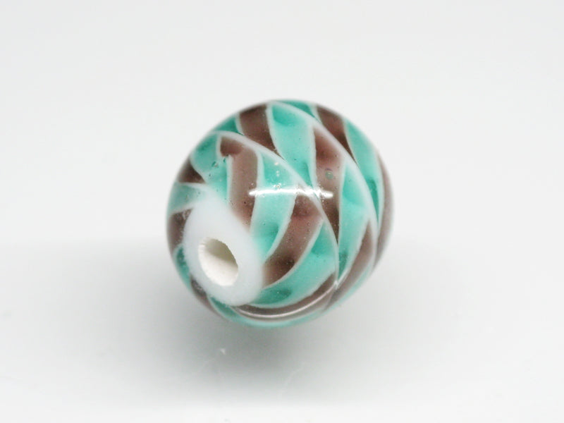 TOKO-BEADS AG069-04S Glass bead 12mm AG069-04S モザイクとんぼ玉 12mm Asian bead & African bead  Handmade,Lampeork,bead,asia,india,ethnic,parts,accessory,beads とんぼ玉,ビーズ,トンボ玉,アジア,インド,エスニック,手作り,パーツ,アクセサリー