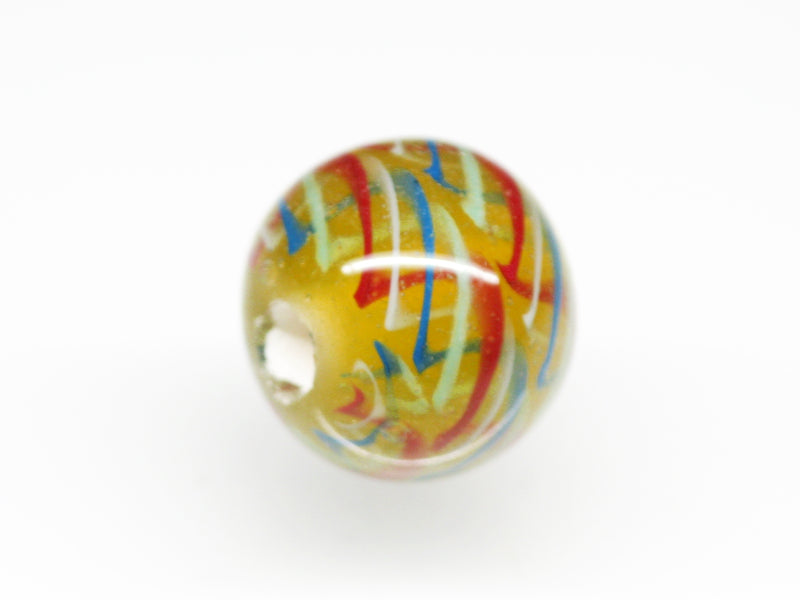 TOKO-BEADS AG069-16S Glass bead 12~13mm AG069-16S モザイクとんぼ玉 12~13mm Asian bead & African bead  Handmade,Lampeork,bead,asia,india,ethnic,parts,accessory,beads とんぼ玉,ビーズ,トンボ玉,アジア,インド,エスニック,手作り,パーツ,アクセサリー