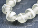 TOKO-BEADS AG070-01N Glass bead (strand) 7.5mm AG070-01N ストライプ柄とんぼ玉（連） 7.5mm Asian bead & African bead  Handmade,Lampeork,bead,asia,india,ethnic,parts,accessory,beads とんぼ玉,ビーズ,トンボ玉,アジア,インド,エスニック,手作り,パーツ,アクセサリー