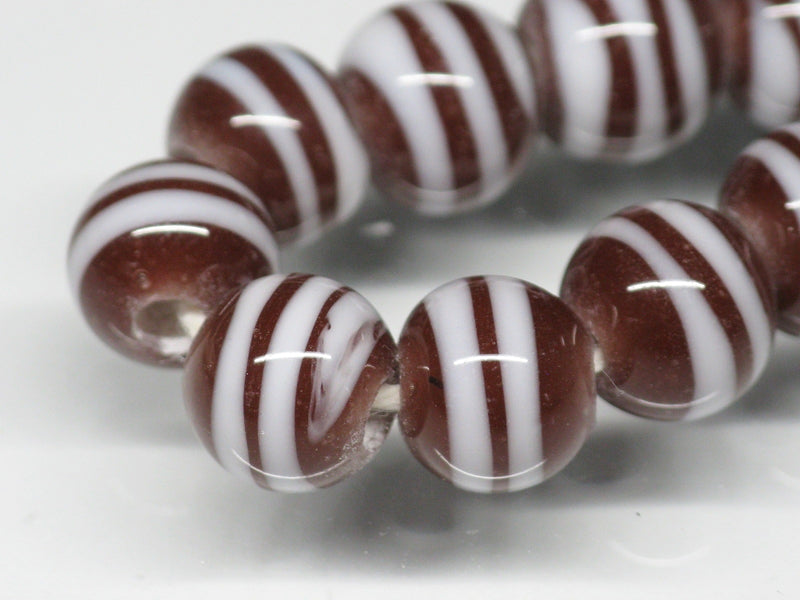 TOKO-BEADS AG070-06N Glass bead (strand) 7.5~8mm AG070-06N ストライプ柄とんぼ玉（連） 7.5~8mm Asian bead & African bead  Handmade,Lampeork,bead,asia,india,ethnic,parts,accessory,beads とんぼ玉,ビーズ,トンボ玉,アジア,インド,エスニック,手作り,パーツ,アクセサリー