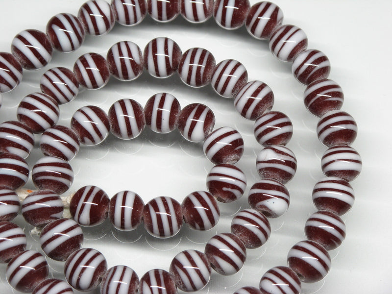 TOKO-BEADS AG070-06N Glass bead (strand) 7.5~8mm AG070-06N ストライプ柄とんぼ玉（連） 7.5~8mm Asian bead & African bead  Handmade,Lampeork,bead,asia,india,ethnic,parts,accessory,beads とんぼ玉,ビーズ,トンボ玉,アジア,インド,エスニック,手作り,パーツ,アクセサリー