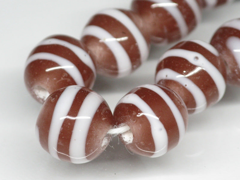 TOKO-BEADS AG070-12N Glass bead (strand) 7.5~8mm AG070-12N ストライプ柄とんぼ玉（連） 7.5~8mm Asian bead & African bead  Handmade,Lampeork,bead,asia,india,ethnic,parts,accessory,beads とんぼ玉,ビーズ,トンボ玉,アジア,インド,エスニック,手作り,パーツ,アクセサリー