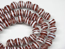 TOKO-BEADS AG070-12N Glass bead (strand) 7.5~8mm AG070-12N ストライプ柄とんぼ玉（連） 7.5~8mm Asian bead & African bead  Handmade,Lampeork,bead,asia,india,ethnic,parts,accessory,beads とんぼ玉,ビーズ,トンボ玉,アジア,インド,エスニック,手作り,パーツ,アクセサリー