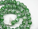 TOKO-BEADS AG070-30N Glass bead (strand) 9~10mm AG070-30N ストライプ柄とんぼ玉（連） 9~10mm Asian bead & African bead  Handmade,Lampeork,bead,asia,india,ethnic,parts,accessory,beads とんぼ玉,ビーズ,トンボ玉,アジア,インド,エスニック,手作り,パーツ,アクセサリー