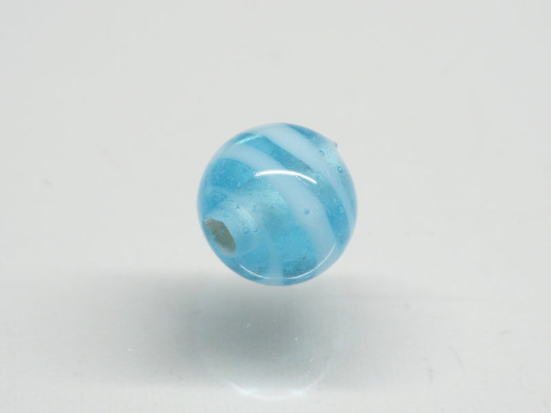 TOKO-BEADS AG070-02S Glass bead 9.5mm AG070-02S ストライプ柄とんぼ玉 9.5mm Asian bead & African bead  Handmade,Lampeork,bead,asia,india,ethnic,parts,accessory,beads とんぼ玉,ビーズ,トンボ玉,アジア,インド,エスニック,手作り,パーツ,アクセサリー