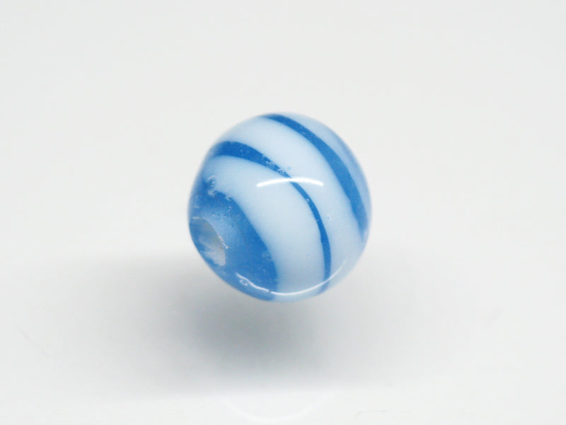 TOKO-BEADS AG070-17S Glass bead 10mm AG070-17S ストライプ柄とんぼ玉 10mm Asian bead & African bead  Handmade,Lampeork,bead,asia,india,ethnic,parts,accessory,beads とんぼ玉,ビーズ,トンボ玉,アジア,インド,エスニック,手作り,パーツ,アクセサリー