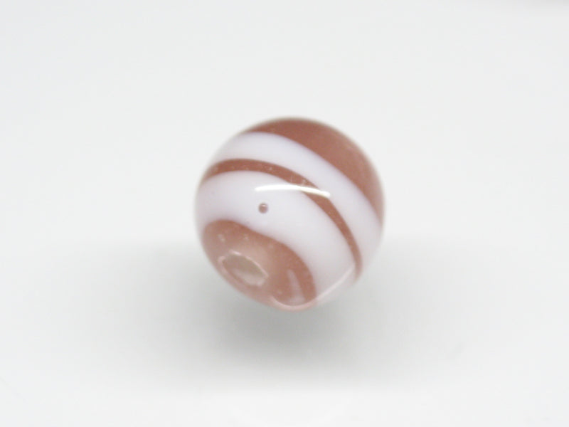 TOKO-BEADS AG070-18S Glass bead 10mm AG070-18S ストライプ柄とんぼ玉 10mm Asian bead & African bead  Handmade,Lampeork,bead,asia,india,ethnic,parts,accessory,beads とんぼ玉,ビーズ,トンボ玉,アジア,インド,エスニック,手作り,パーツ,アクセサリー