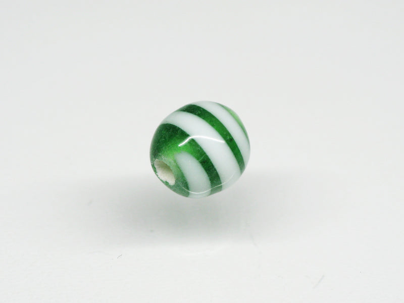 TOKO-BEADS AG070-21S Glass bead 7mm AG070-21S ストライプ柄とんぼ玉 7mm Asian bead & African bead  Handmade,Lampeork,bead,asia,india,ethnic,parts,accessory,beads とんぼ玉,ビーズ,トンボ玉,アジア,インド,エスニック,手作り,パーツ,アクセサリー