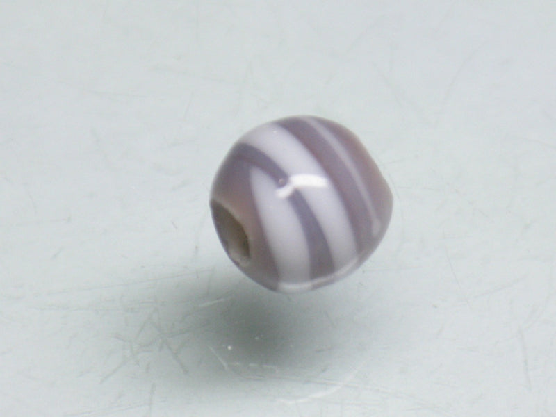 TOKO-BEADS AG070-49S Glass bead 7.5~8mm AG070-49S ストライプ柄とんぼ玉 7.5~8mm Asian bead & African bead  Handmade,Lampeork,bead,asia,india,ethnic,parts,accessory,beads とんぼ玉,ビーズ,トンボ玉,アジア,インド,エスニック,手作り,パーツ,アクセサリー