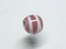 TOKO-BEADS AG070-54S Glass bead 7~9mm AG070-54S ストライプ柄とんぼ玉 7~9mm Asian bead & African bead  Handmade,Lampeork,bead,asia,india,ethnic,parts,accessory,beads とんぼ玉,ビーズ,トンボ玉,アジア,インド,エスニック,手作り,パーツ,アクセサリー